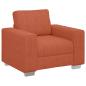 Preview: Sessel Rot Orange 60 cm Cordstoff