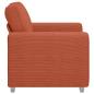 Preview: Sessel Rot Orange 60 cm Cordstoff