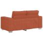 Preview: Zweisitzer-Sofa Rot Orange 120 cm Cordstoff
