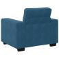 Preview: Sessel Blau 60 cm Samt