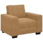 Preview: Sessel Braun 60 cm Samt
