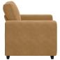 Preview: Sessel Braun 60 cm Samt