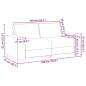 Preview: 2-Sitzer-Sofa Dunkelgrün 140 cm Stoff