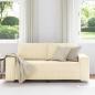 Preview: Zweisitzer-Sofa Creme 140 cm Cordstoff