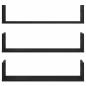 Preview: Wandregale 3 Stk. Schwarz Eichen-Optik 80x18x18cm Holzwerkstoff