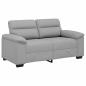 Preview: 2-Sitzer-Sofa Wolkengrau 120 cm Stoff