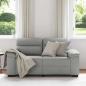 Preview: 2-Sitzer-Sofa Wolkengrau 120 cm Stoff