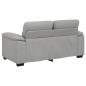 Preview: 2-Sitzer-Sofa Wolkengrau 120 cm Stoff