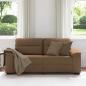 Preview: 2-Sitzer-Sofa Braun 140 cm Stoff