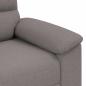 Preview: 2-Sitzer-Sofa Taupe 140 cm Stoff