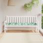 Preview: ARDEBO.de - Gartenbank-Auflage Blattmuster 180x50x7 cm Oxford-Gewebe