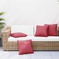 Preview: ARDEBO.de - Sofakissen 4 Stk. Weinrot 60x60 cm Stoff