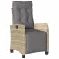 Preview: Garten Essgruppe mit Kissen 7 pcs Beige Poly-Rattan