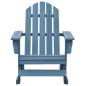 Preview: Adirondack-Schaukelstuhl Massivholz Tanne Blau