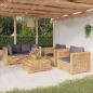 Preview: ARDEBO.de - 5-tlg. Garten-Lounge-Set mit Kissen Massivholz Teak