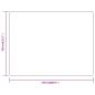 Preview: Decke Creme 130x170 cm Polyester