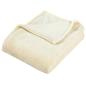 Preview: Decke Creme 130x170 cm Polyester