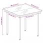 Preview: 3-tlg. Garten-Essgruppe Schwarz PVC Rattan