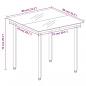 Preview: 5-tlg. Garten-Essgruppe Schwarz PVC Rattan