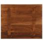 Preview: Tischplatte 60x50x2,5 cm Rechteckig Altholz Massiv
