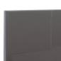 Preview: Bettgestell Grau Kunstleder 180x200 cm