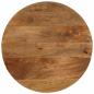 Preview: ARDEBO.de - Tischplatte Ø 40x3,8 cm Rund Massivholz Mango