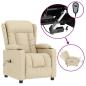Preview: Relaxsessel Elektrisch Creme Stoff