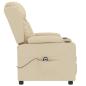 Preview: Relaxsessel Elektrisch Creme Stoff