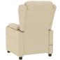 Preview: Relaxsessel Elektrisch Creme Stoff