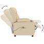 Preview: Relaxsessel Elektrisch Creme Stoff
