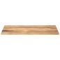 Preview: Tischplatte 100x60x3,8 cm Rechteckig Massivholz Mango