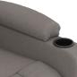 Preview: Relaxsessel Elektrisch Taupe Stoff