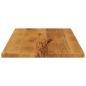 Preview: Tischplatte 80x70x3,8 cm Rechteckig Massivholz Mango