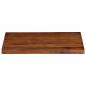Preview: Tischplatte 80x50x2,5 cm Rechteckig Altholz Massiv