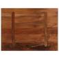 Preview: Tischplatte 80x50x2,5 cm Rechteckig Altholz Massiv