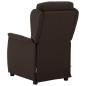 Preview: Massagesessel Dunkelbraun Stoff