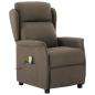 Preview: ARDEBO.de - Massagesessel Taupe Stoff