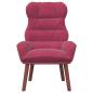 Preview: Entspannungsstuhl Weinrot Samt