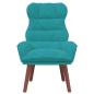 Preview: Entspannungsstuhl Türkis Samt