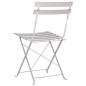 Preview: Faltbare Gartenstühle 2er Set Beige Stahl