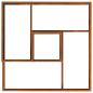Preview: Pflanzkübel 80x80x50 cm Wetterfester Stahl