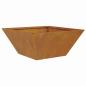 Preview: Metallpflanzer Wetterfester Stahl 35 x 35 x 15 cm Langlebig