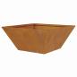 Preview: Metallpflanzer Wetterfester Stahl 35 x 35 x 15 cm Langlebig