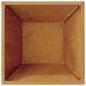 Preview: Metallpflanzer Wetterfester Stahl 35 x 35 x 15 cm Langlebig