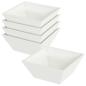 Preview: Plastikpflanzerset Weiß Kunststoff 40 x 40 x 15 cm Stapelbar