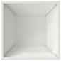 Preview: Plastikpflanzerset Weiß Kunststoff 40 x 40 x 15 cm Stapelbar