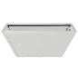 Preview: Metall Pflanztopf Edelstahl 40 x 40 x 15 cm Langlebig Quadratisch