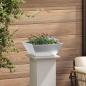 Preview: Stahlblumentopf Verzinkter Stahl 40 x 40 x 15 cm Dekorative Details