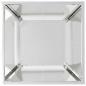 Preview: Stahlblumentopf Verzinkter Stahl 40 x 40 x 15 cm Dekorative Details