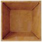 Preview: Metallpflanzer Wetterstahl 40 x 40 x 15 cm Dekorative Einlagen